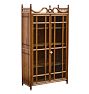 Vintage Victorian Stick and Ball Curio Cabinet