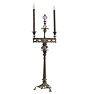Vintage Romance Revival Ornate Candelabrum Lamp