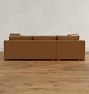 Sublimity Leather 2-Piece Chaise Sectional