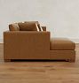 Wrenton Leather 2-Piece Chaise Sectional