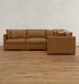 Wrenton Leather 4-Piece Modular Sectional Sofa