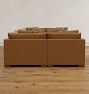 Wrenton Leather 6-Piece Modular U-Shape Sectional Sofa