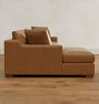 Sublimity Leather 2-Piece Chaise Sectional