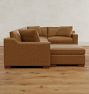 Sublimity Leather 6-Piece Modular Sectional Sofa with Ottoman