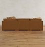 Wrenton Leather 4-Piece Modular Sectional Sofa