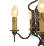 Vintage Classical Revival Chandelier with Ornate Scrollwork