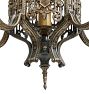 Vintage Classical Revival Chandelier with Ornate Scrollwork