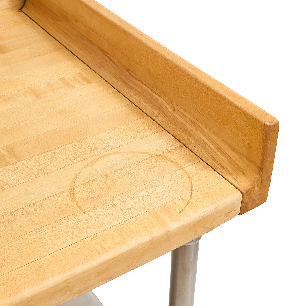 Vintage Industrial work Bench with Pine Top by Rejuvenation