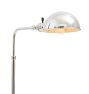 Vintage Mid Century Modern Nickel Plated Floor Task Lamp