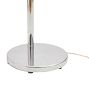 Vintage Mid Century Modern Nickel Plated Rectagular Task Floor Lamp