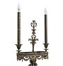Vintage Romance Revival Ornate Candelabrum Lamp