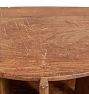 Vintage Traditional Demilune Wooden Cubby Shelf