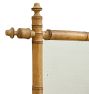 Vintage Victorian 19th Century French Faux Bamboo Carved Mirror Medium