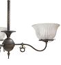 Vintage Victorian Chandelier with Wreath Motif