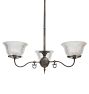 Vintage Victorian Chandelier with Wreath Motif