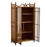 Vintage Victorian Stick and Ball Curio Cabinet