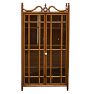 Vintage Victorian Stick and Ball Curio Cabinet
