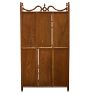 Vintage Victorian Stick and Ball Curio Cabinet
