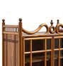 Vintage Victorian Stick and Ball Curio Cabinet