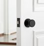 Blair Brass Round Plate with Tumalo Backplate Interior Door Set