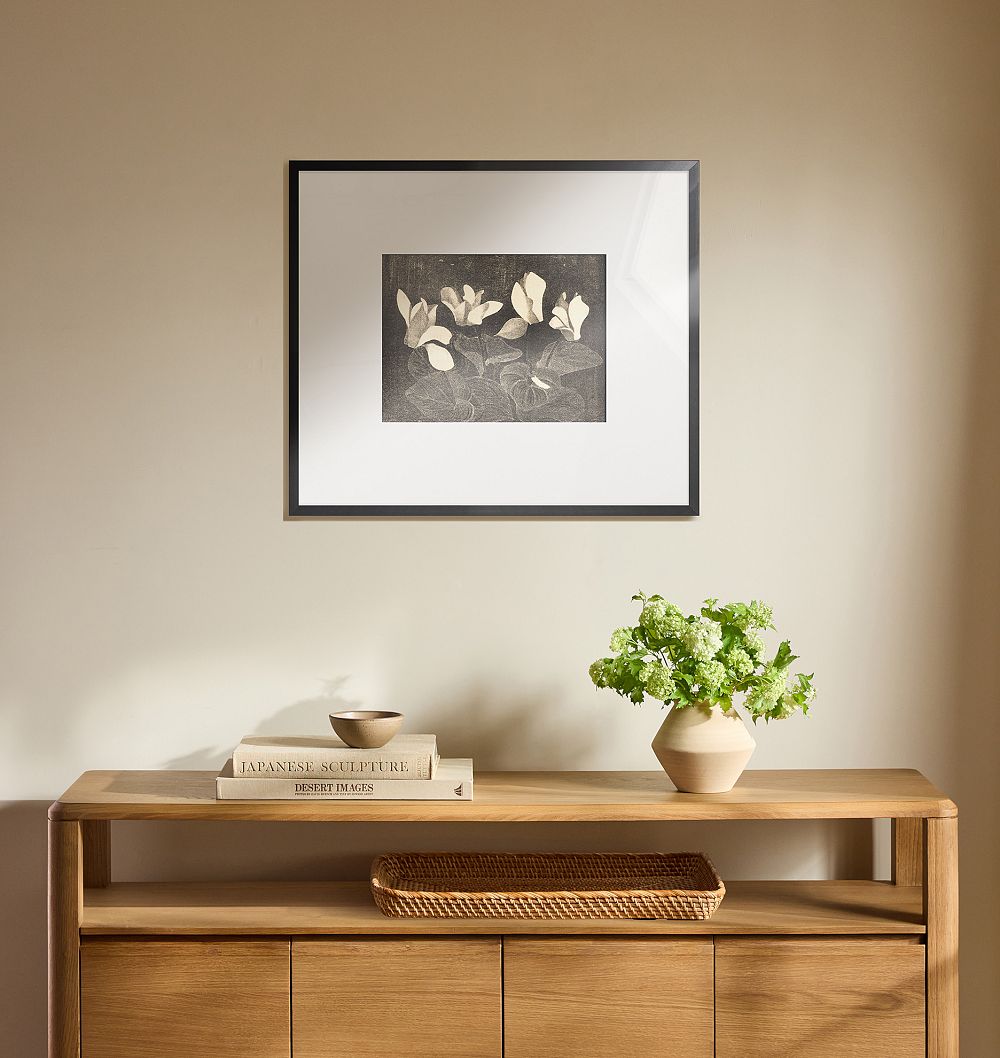 Cyclamen by Samuel Jessurun De Mesquita Framed Reproduction Wall Art Print by Rejuvenation