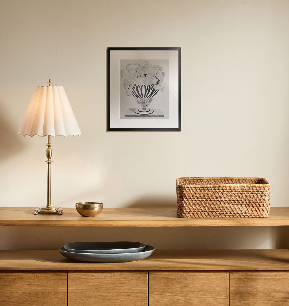 Still Life Theorem in Grisaille Framed Reproduction Wall Art Print by Rejuvenation