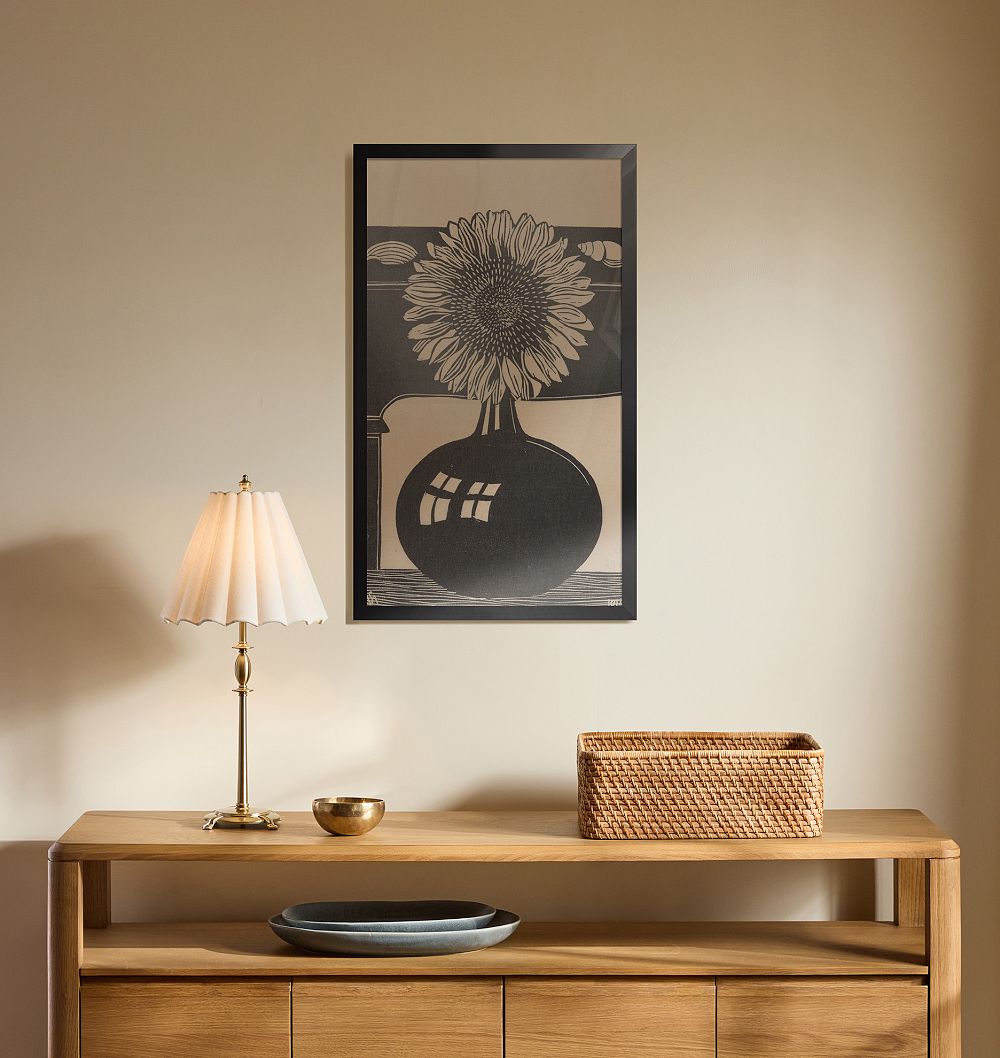 Sunflower by Samuel Jessurun De Mesquita Framed Reproduction Wall Art Print by Rejuvenation