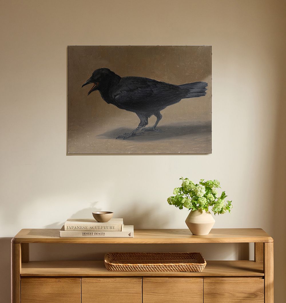 The Caw Framed Reproduction Wall Art Print by Rejuvenation