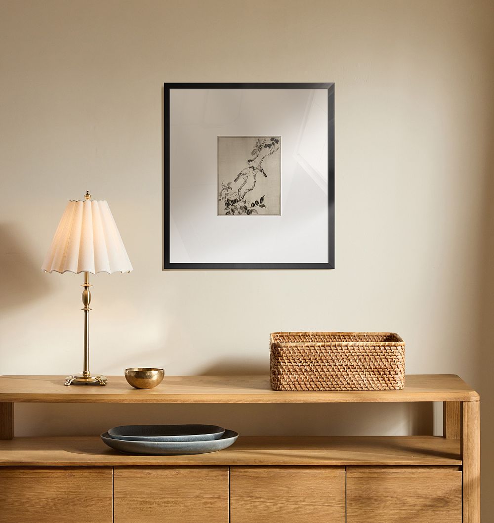 Young Couple by Kazuo Matsubara Framed Reproduction Wall Art Print by Rejuvenation