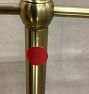 Open Box: Howell Standing Toilet Paper Holder - Aged Brass