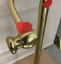 Open Box: Howell Standing Toilet Paper Holder - Aged Brass