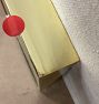 Open Box: Thin Metal Frame Mirror (24"W x 36"H) - Aged Brass