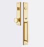 Door Set Chadwick Ext D handle x Chadwick knob CP