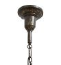 Vintage Colonial Revival Chandelier 5 Light Candle Aluminum