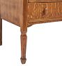 VintageTraditional Sideboard with Low Mirrored Backsplash in Tiger Oak c1900s