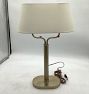 Open Box: Dolores Table Lamp w/ Tapered Rectangle Shade (24") - Antique Brass, White