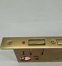 Open Box: Eastbank Pocket Door Privacy Set - Aged Brass