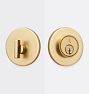 Tumalo Deadbolt, Aged Brass