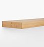 Open Box: Floating Wood Shelf w/ 2" Height (10"D x 48"W) - White Oak
