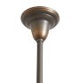 Pendant with Vintage Industrial Mirrored Prismatic Glass Shade