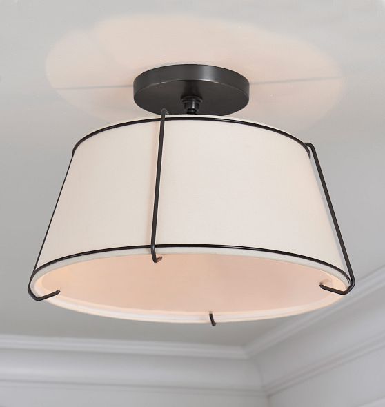 Conical Semi-Flush Mount by Rejuvenation