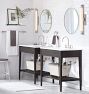 Yaquina 20" Glass Shelf Set
