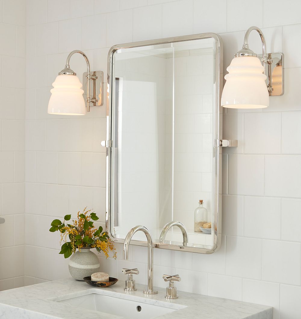 Bowman Rounded Rectangle Pivot Mirror by Rejuvenation