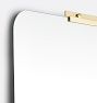 Yaquina Large Rounded Rectangle Horizontal Mirror