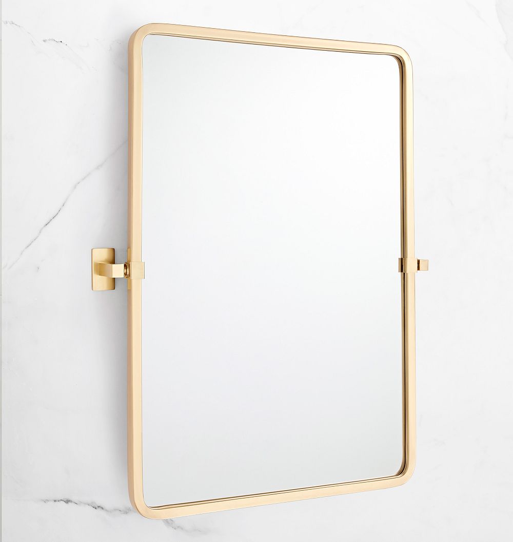 Yaquina Rounded Rectangle Pivot Mirror by Rejuvenation