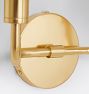 Ansel Double Sconce, Metal Shade