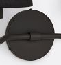 Ansel Double Sconce, Metal Shade