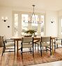 Ansel 43" Linear Pendant, Fabric Shades