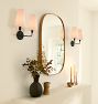 Ansel Double Sconce, Fabric Shade