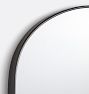 Arched Metal Framed Floor Mirror